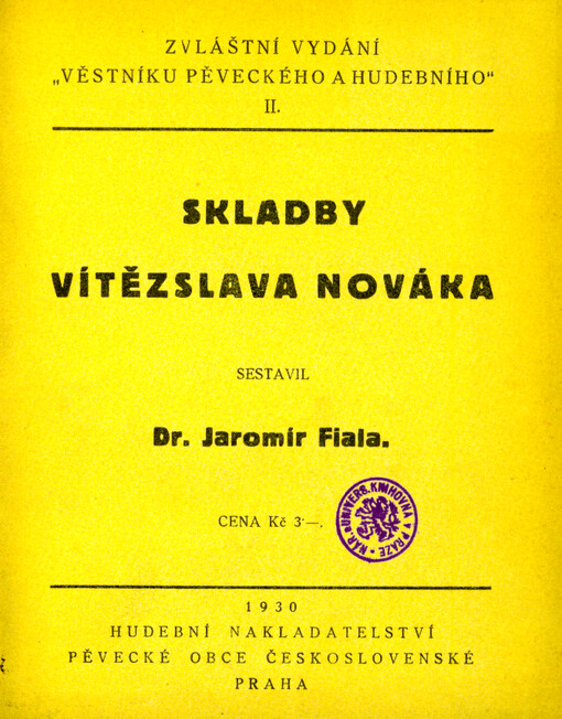 Skladby Vítězslava Nováka