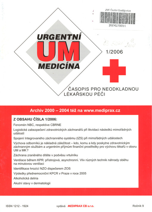 Urgentní medicína : časopis pro neodkladnou péči