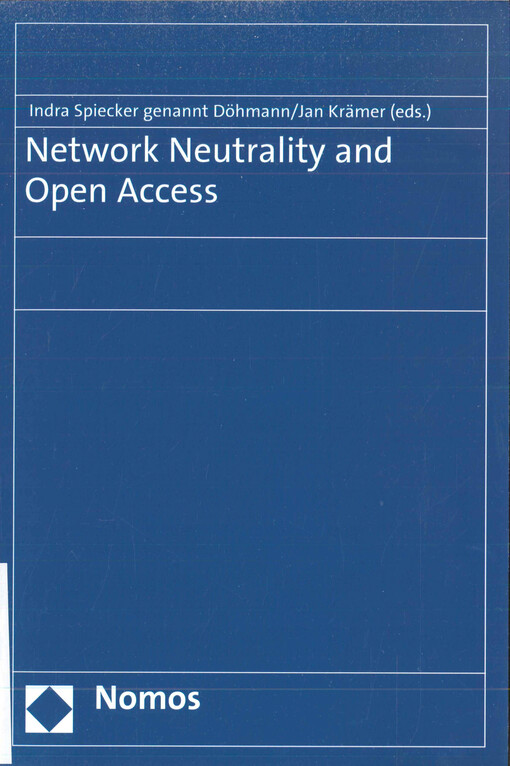 Network neutrality and open access