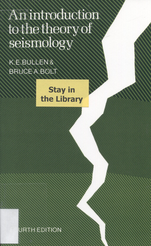 An introduction to the theory of seismology