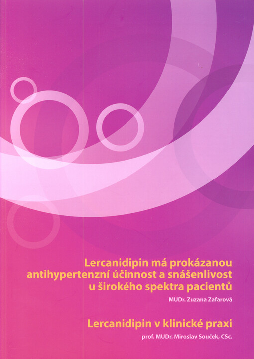 Lercanidipin má prokázanou antihypertenzní účinnost a snášenlivost u širokého spektra pacientů