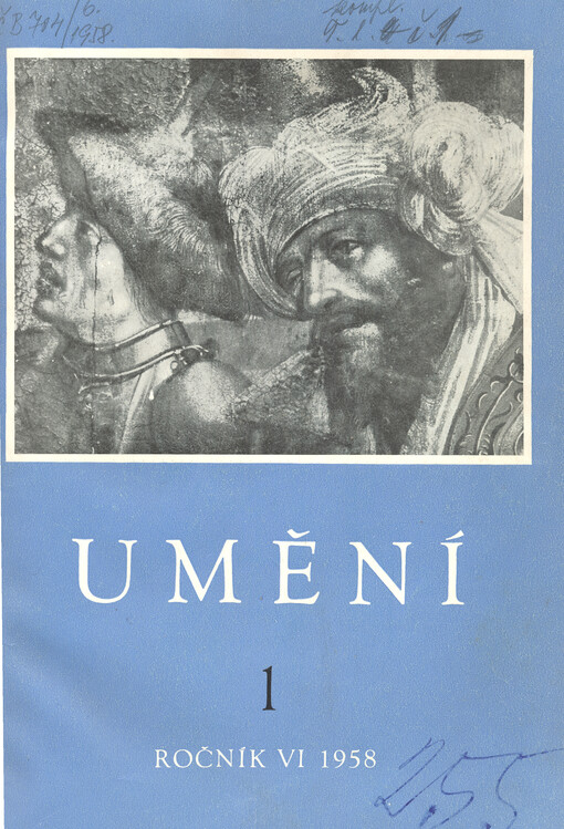 Umění : časopis Kabinetu pro theorii a dějiny umění Československé akademie věd