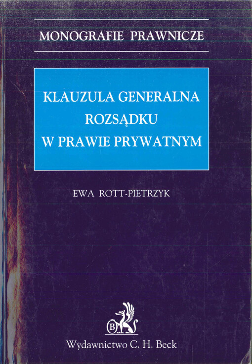 Klauzula generalna rozsądku w prawie prywatnym