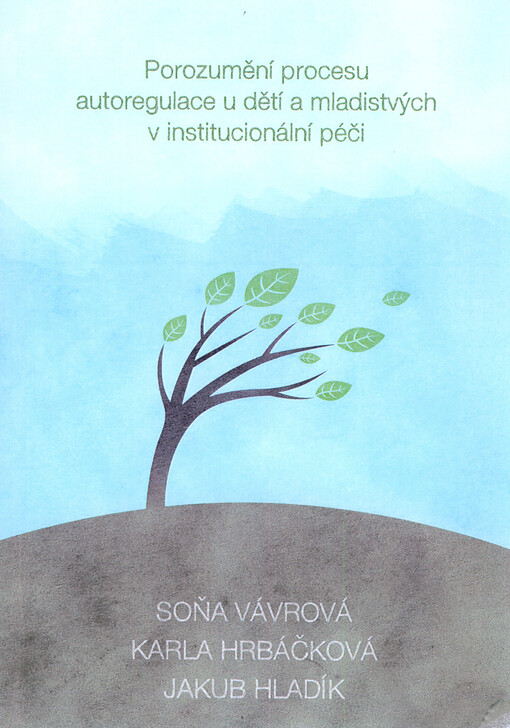 Porozumění procesu autoregulace u dětí a mladistvých v institucionální péči