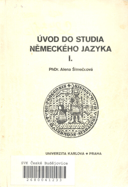 Úvod do studia německého jazyka I