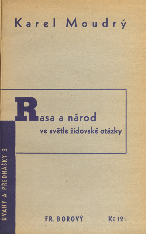 Rasa a národ ve světle židovské otázky
