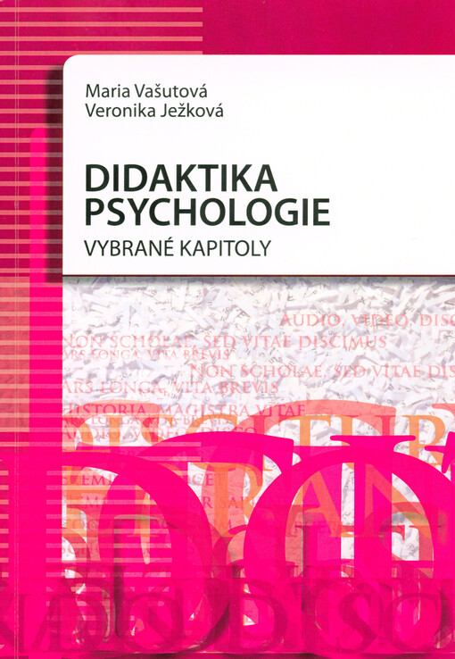 Didaktika psychologie: vybrané kapitoly