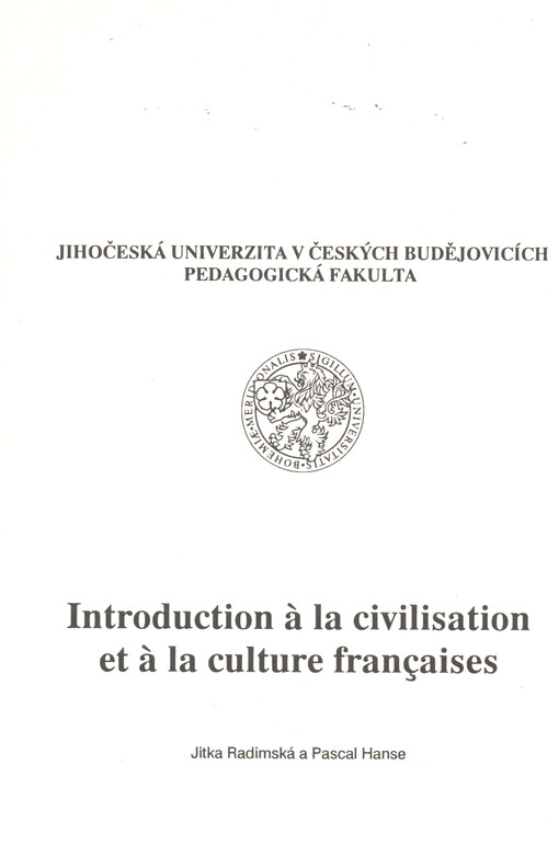 Introduction à la civilisation et à la culture françaises