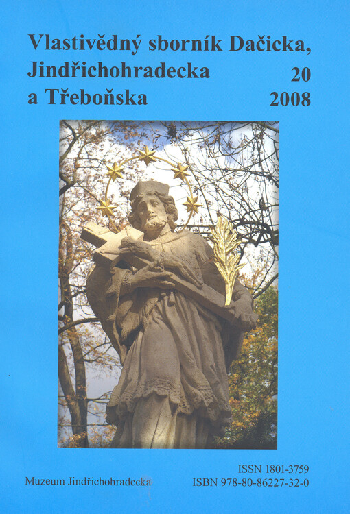 Vlastivědný sborník Dačicka, Jindřichohradecka a Třeboňska