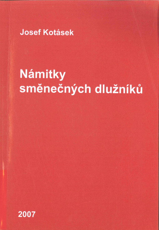 Námitky směnečných dlužníků