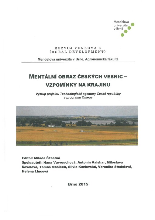 Mentální obraz českých vesnic - vzpomínky na krajinu