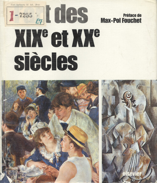 L'art des XIXe et XXe siecles.