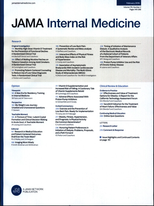 JAMA internal medicine.