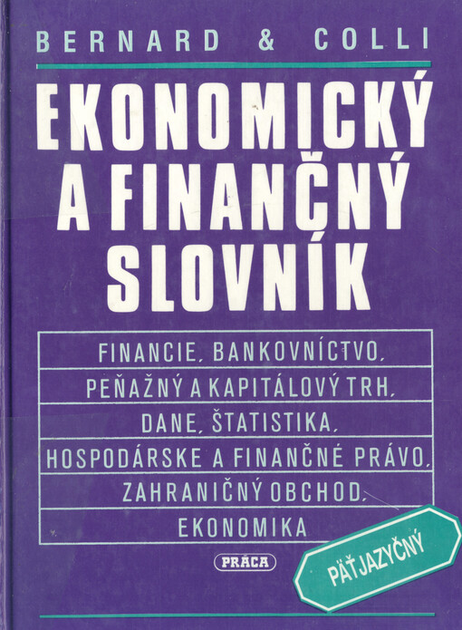 Ekonomický a finančný slovník