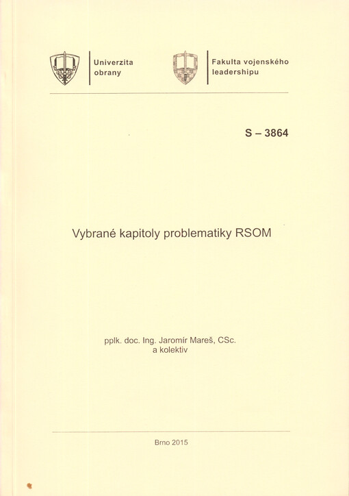 Vybrané kapitoly problematiky RSOM