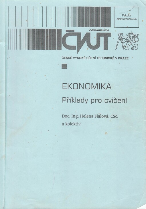 Ekonomika : příklady pro cvičení