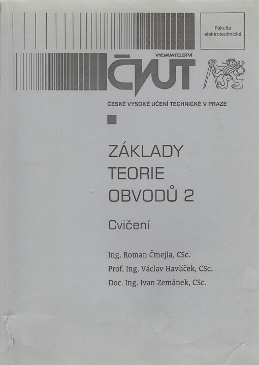 Základy teorie obvodů 2 : cvičení