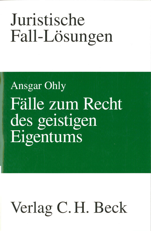 Fälle zum Recht des geistigen Eigentums