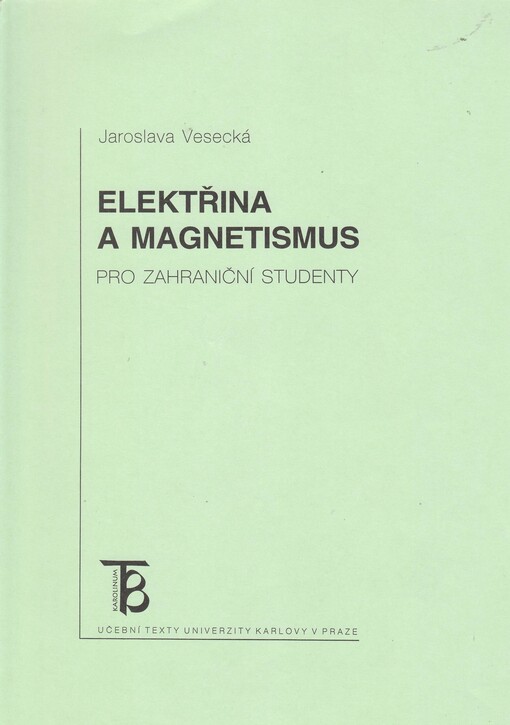 Elektřina a magnetismus pro zahraniční studenty