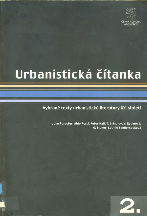 Urbanistická čítanka : vybrané texty urbanistické literatury XX. století II.