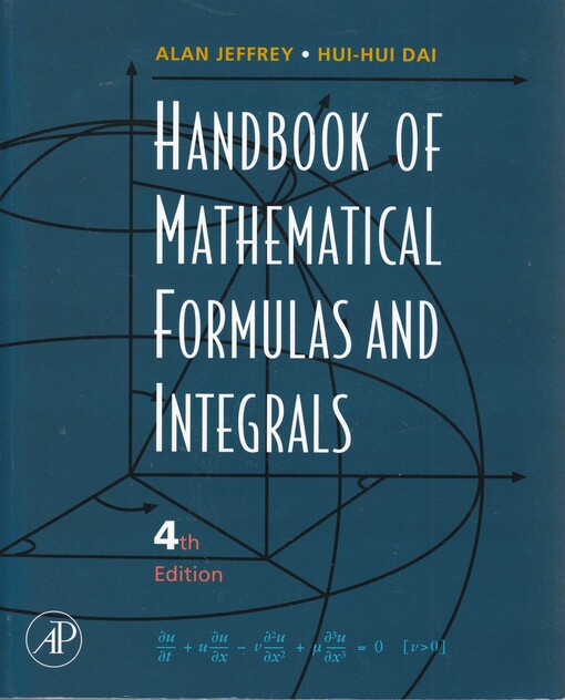 Handbook of Mathematical Formulas and Integrals, Fourth Edition