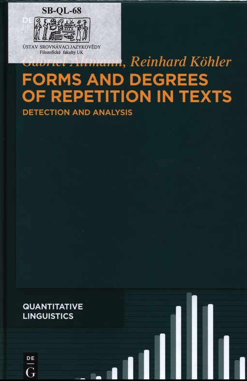 Forms and degrees of repetition in texts