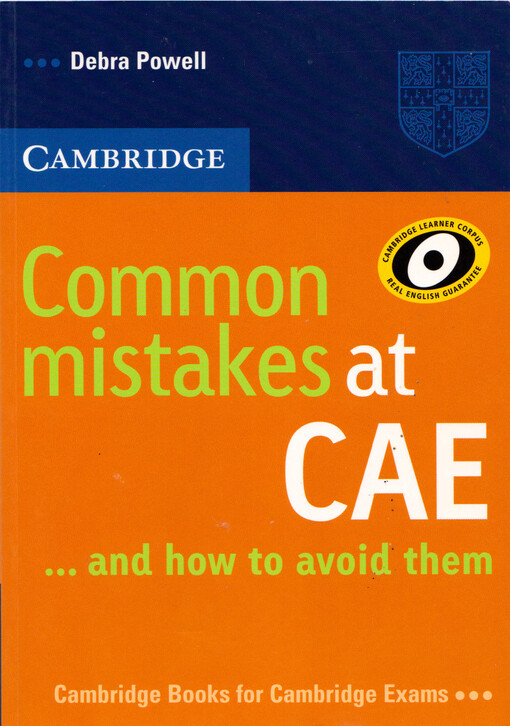 Common mistakes at CAE : ... and how to avoid them