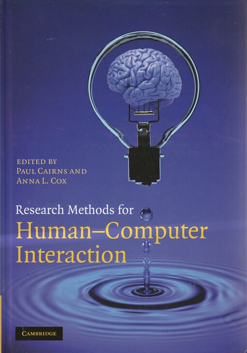Research methods for human-computer interaction