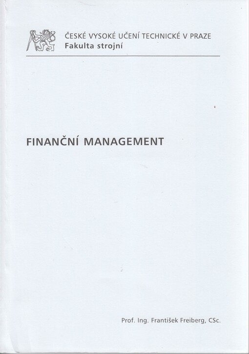 Finanční management