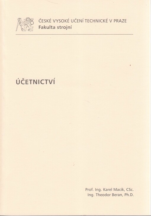 Účetnictví 