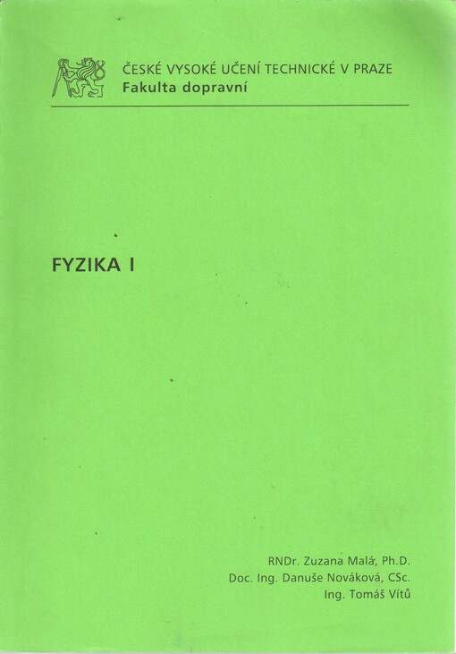 Fyzika I