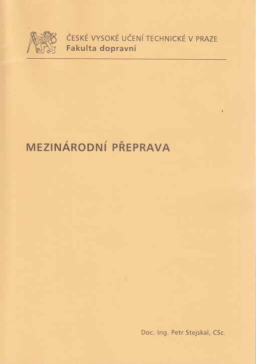 Mezinárodní přeprava