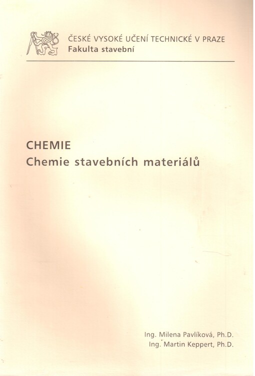 Chemie : chemie stavebních materiálů