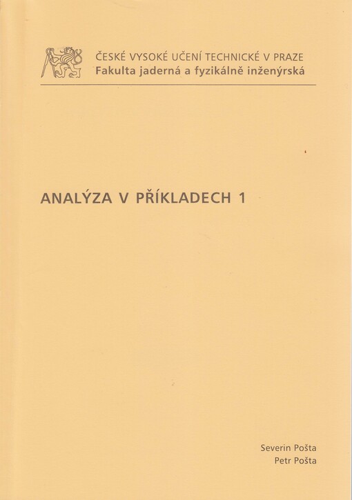 Analýza v příkladech 1