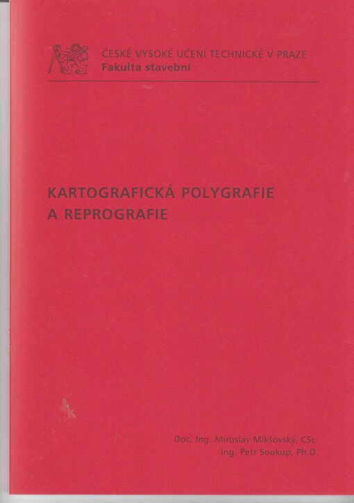 Kartografická polygrafie a reprografie