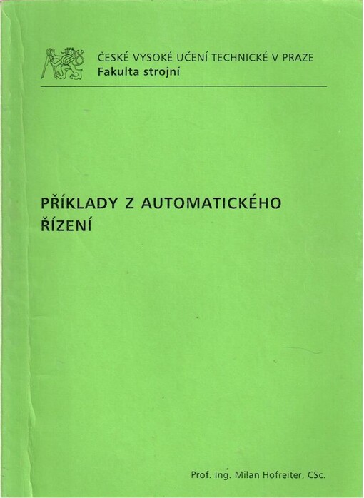 
  Příklady z automatického řízení
  