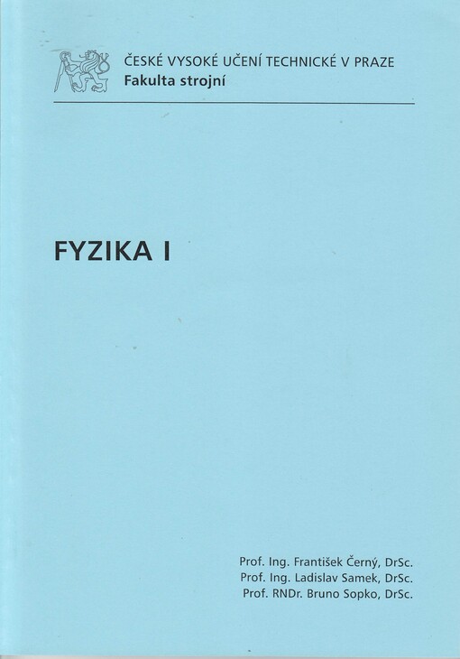Fyzika I
