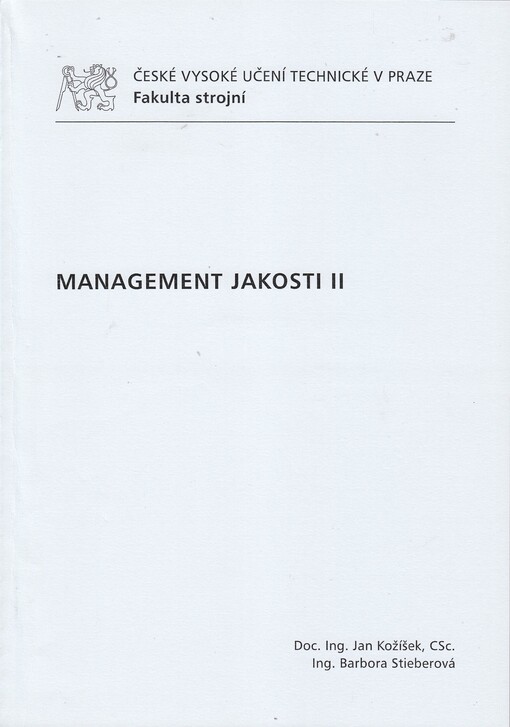 Management jakosti II