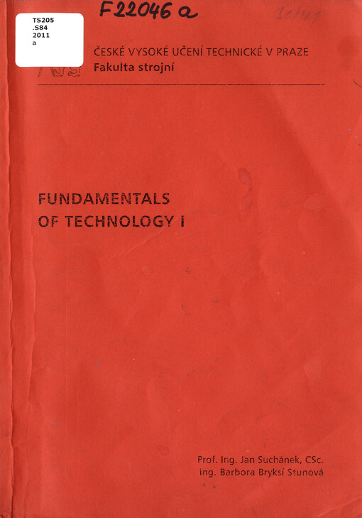 Fundamentals of technology I