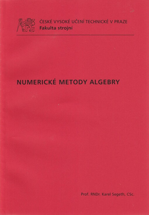 Numerické metody algebry