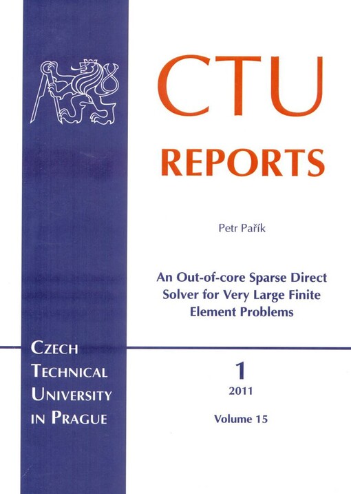 An out-of-core sparse direct solver for very large finite element problems : Ph.D. thesis