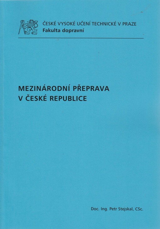Mezinárodní přeprava v České republice