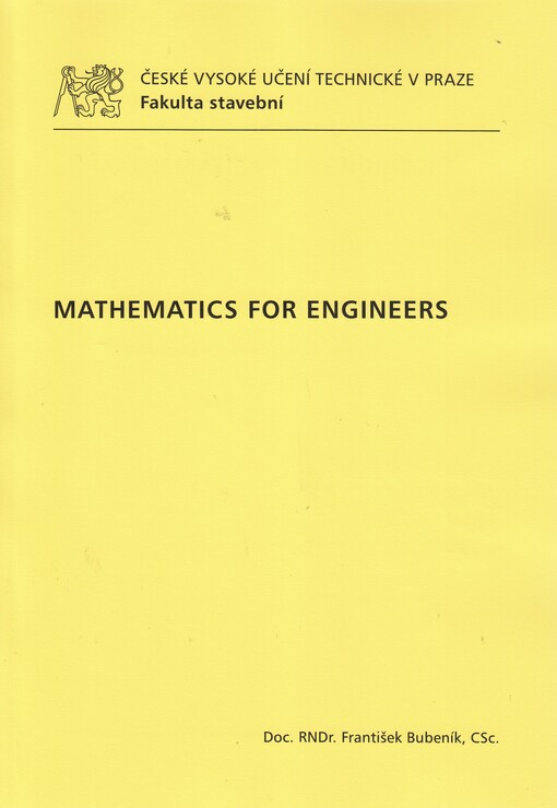 Mathematics for engineers