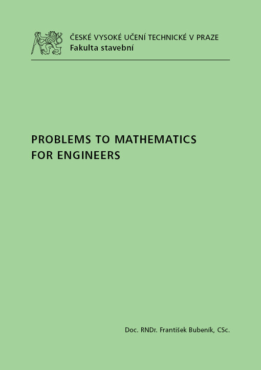 Problems to mathematics for engineers