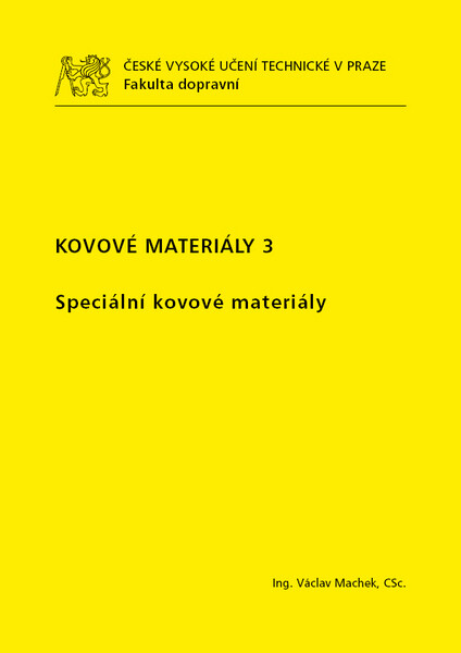 Kovové materiály 3