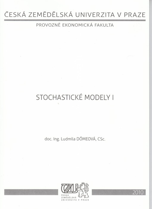 Stochastické modely I