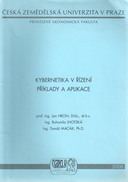 Kybernetika v řízení: příklady a aplikace