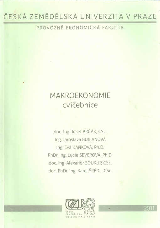 Makroekonomie : cvičebnice