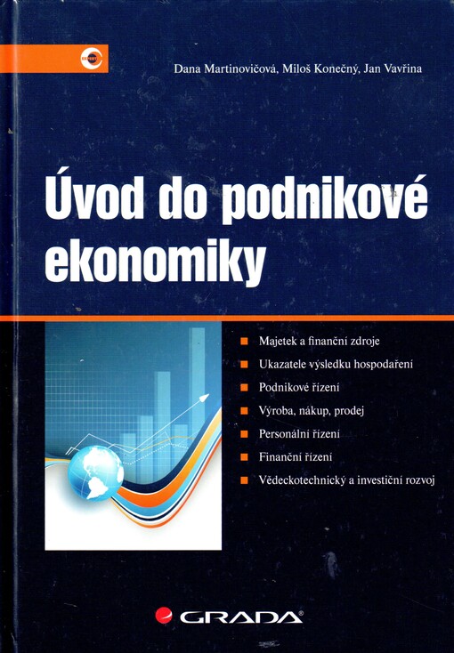 Úvod do podnikové ekonomiky | Martinovičová Dana, Konečný Miloš, Vavřina Jan - e-kniha