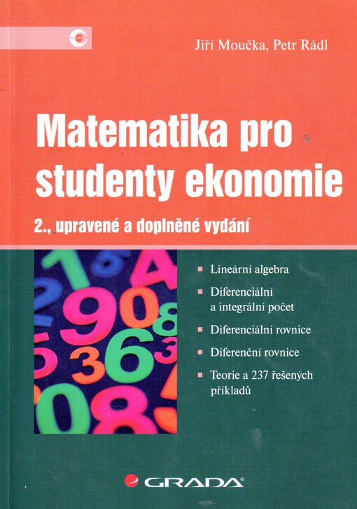 Matematika pro studenty ekonomie | Moučka Jiří, Rádl Petr - e-kniha